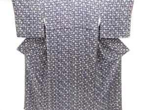 大正ロマン　錦紗燕絣柄着物